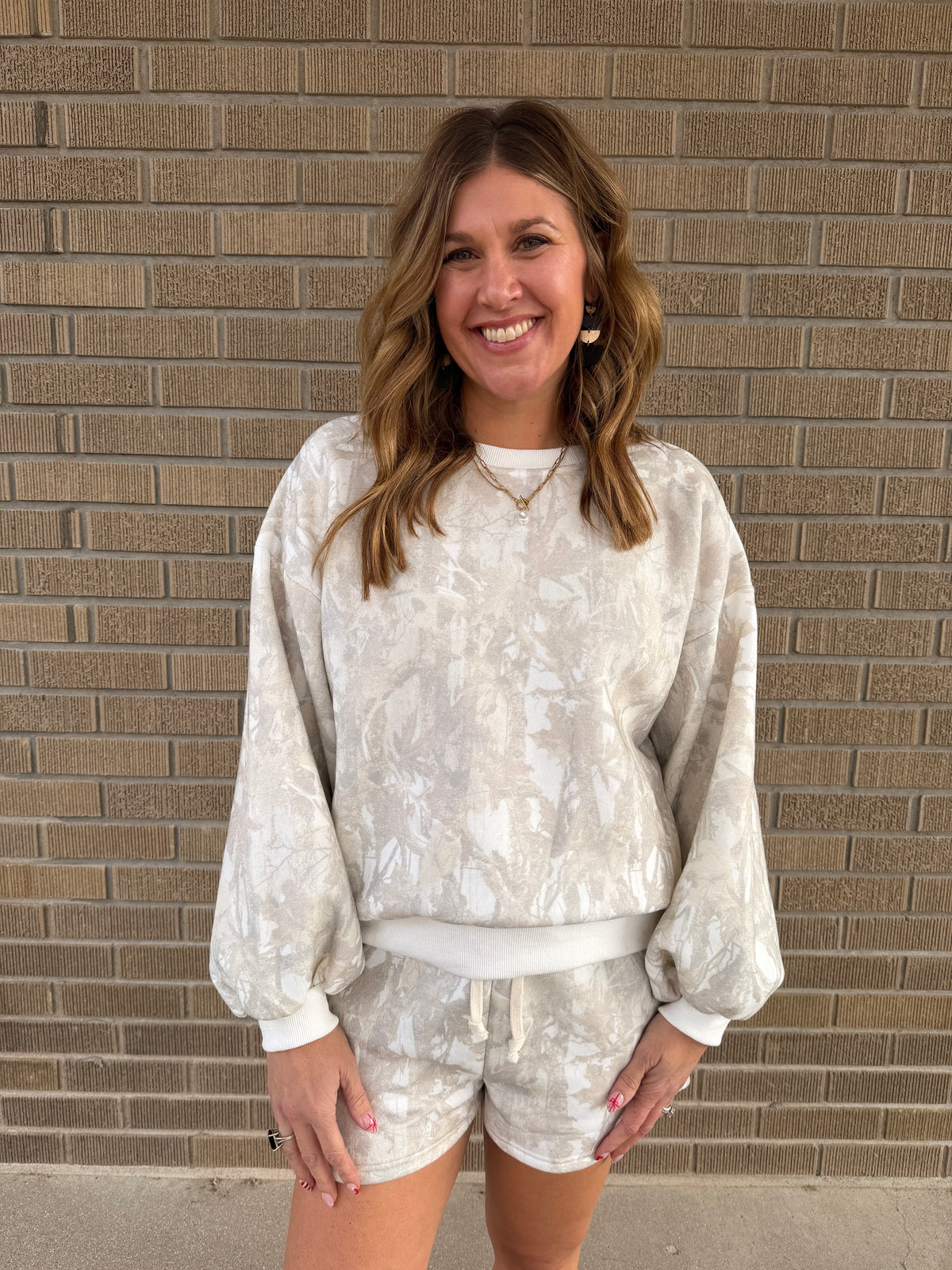 Camo Crewneck Sweatshirt