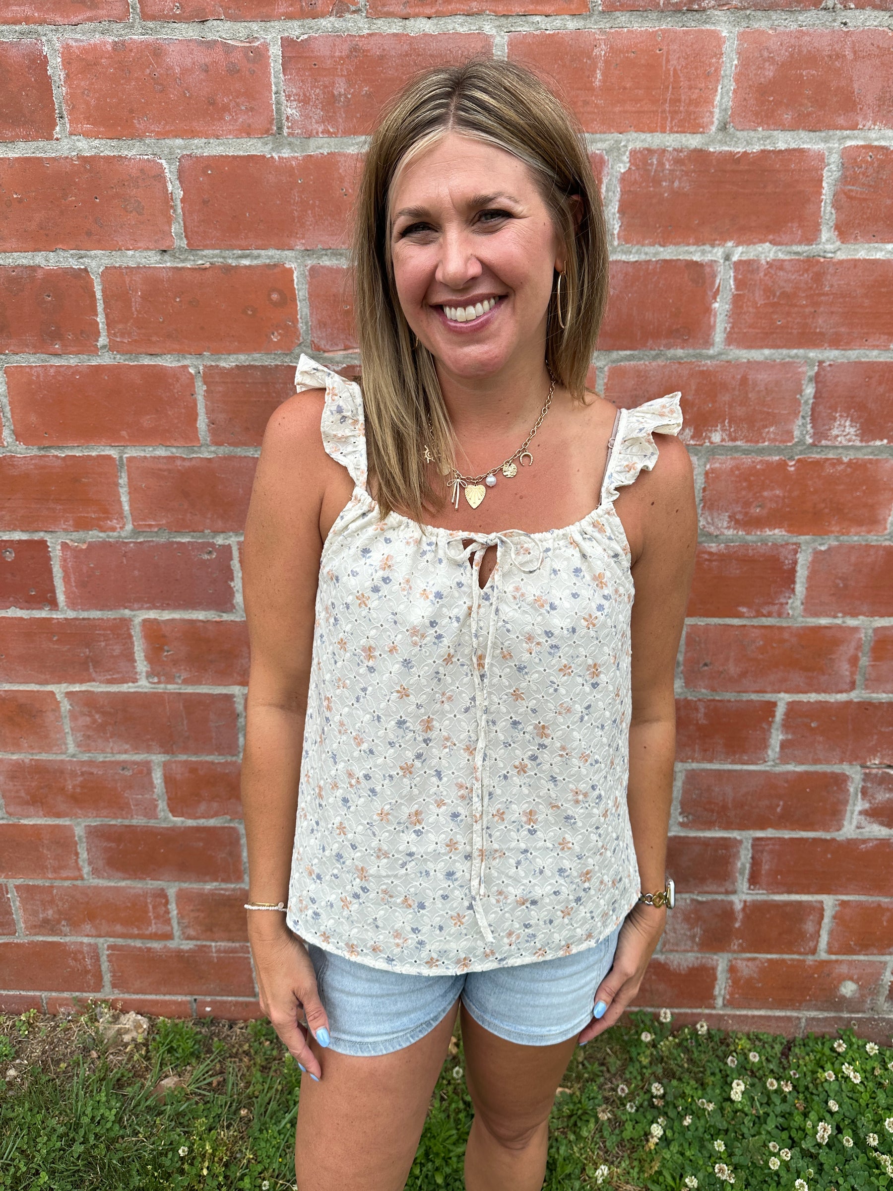 Dainty Floral Tank