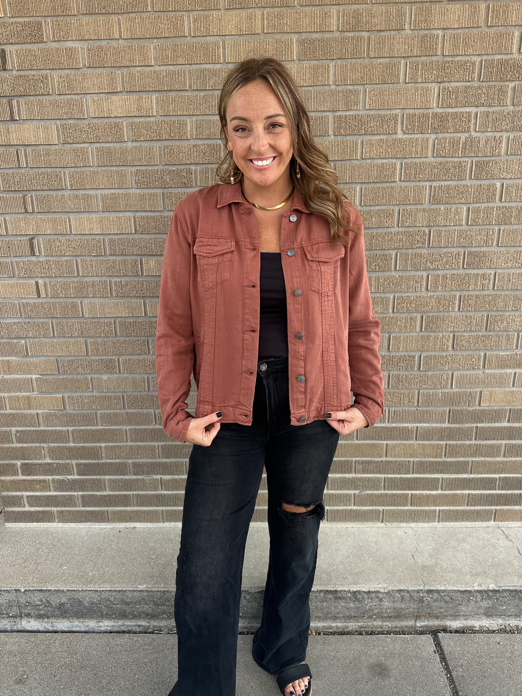 Jackie Jacket - Rustic Brown