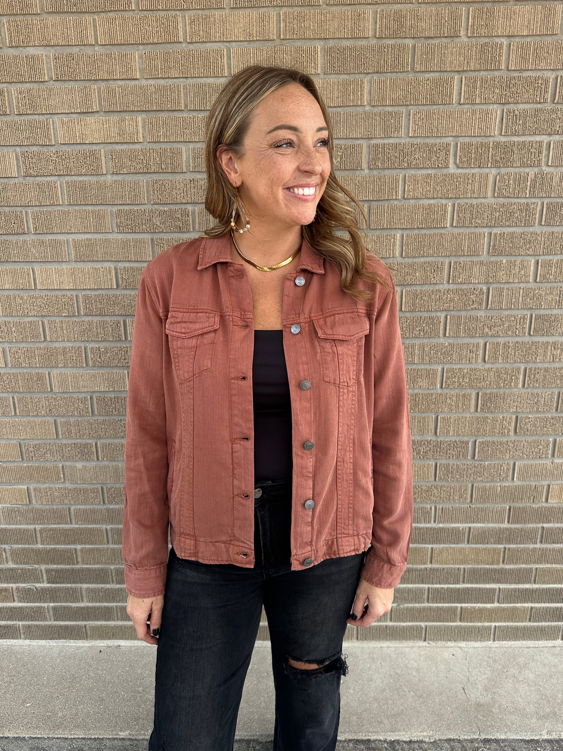 Jackie Jacket - Rustic Brown
