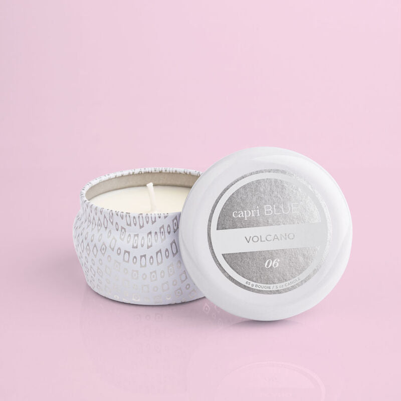 White Mini Volcano Tin