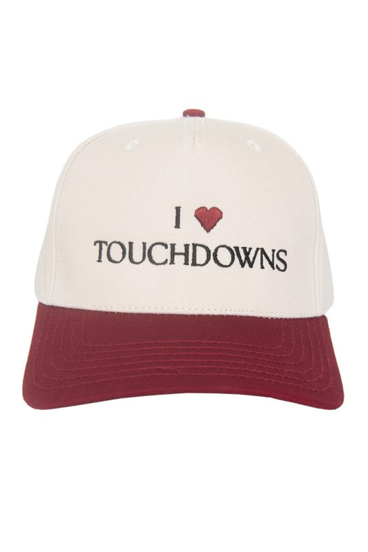 I Heart Touchdown Hat