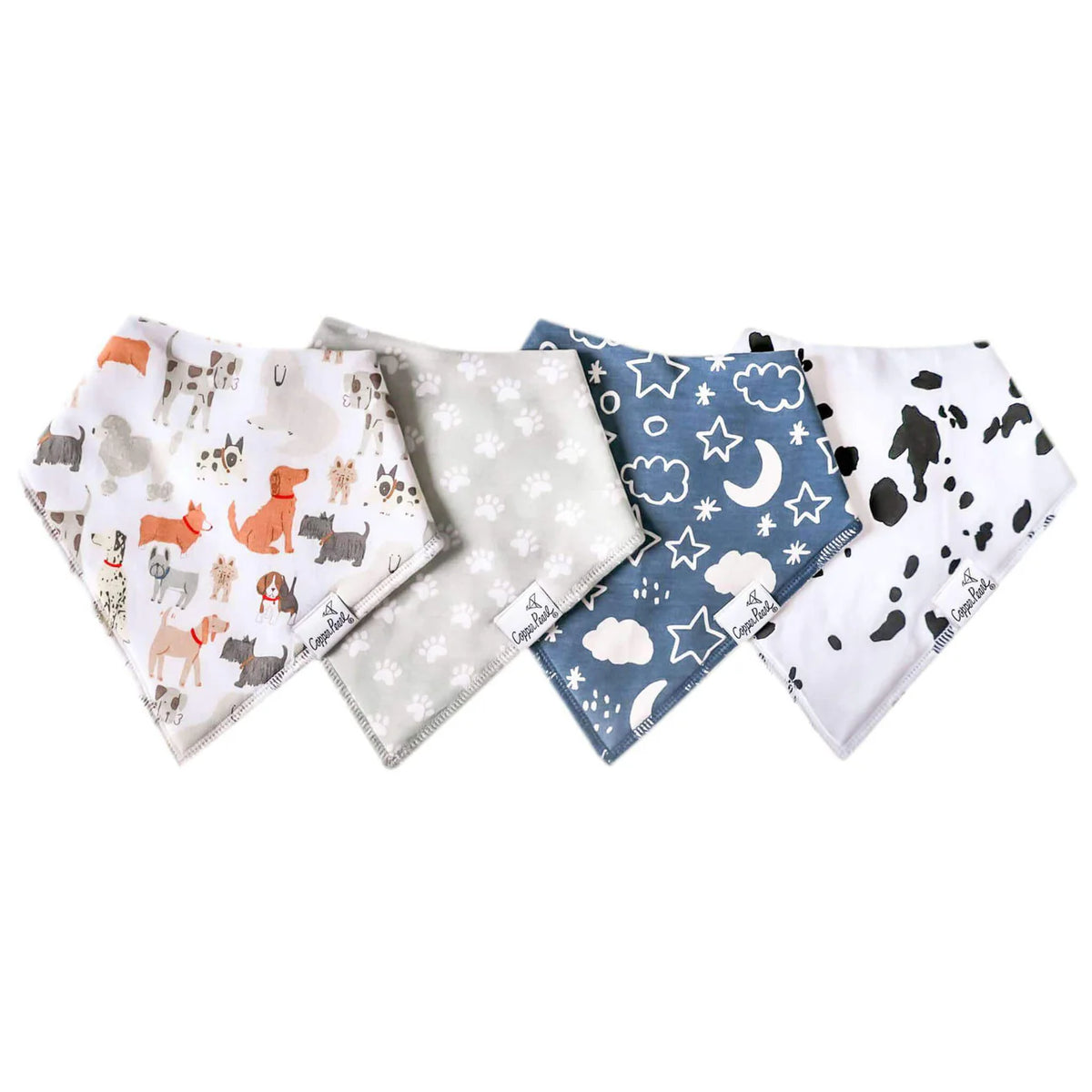 Rufus 4 Pack Bib Set