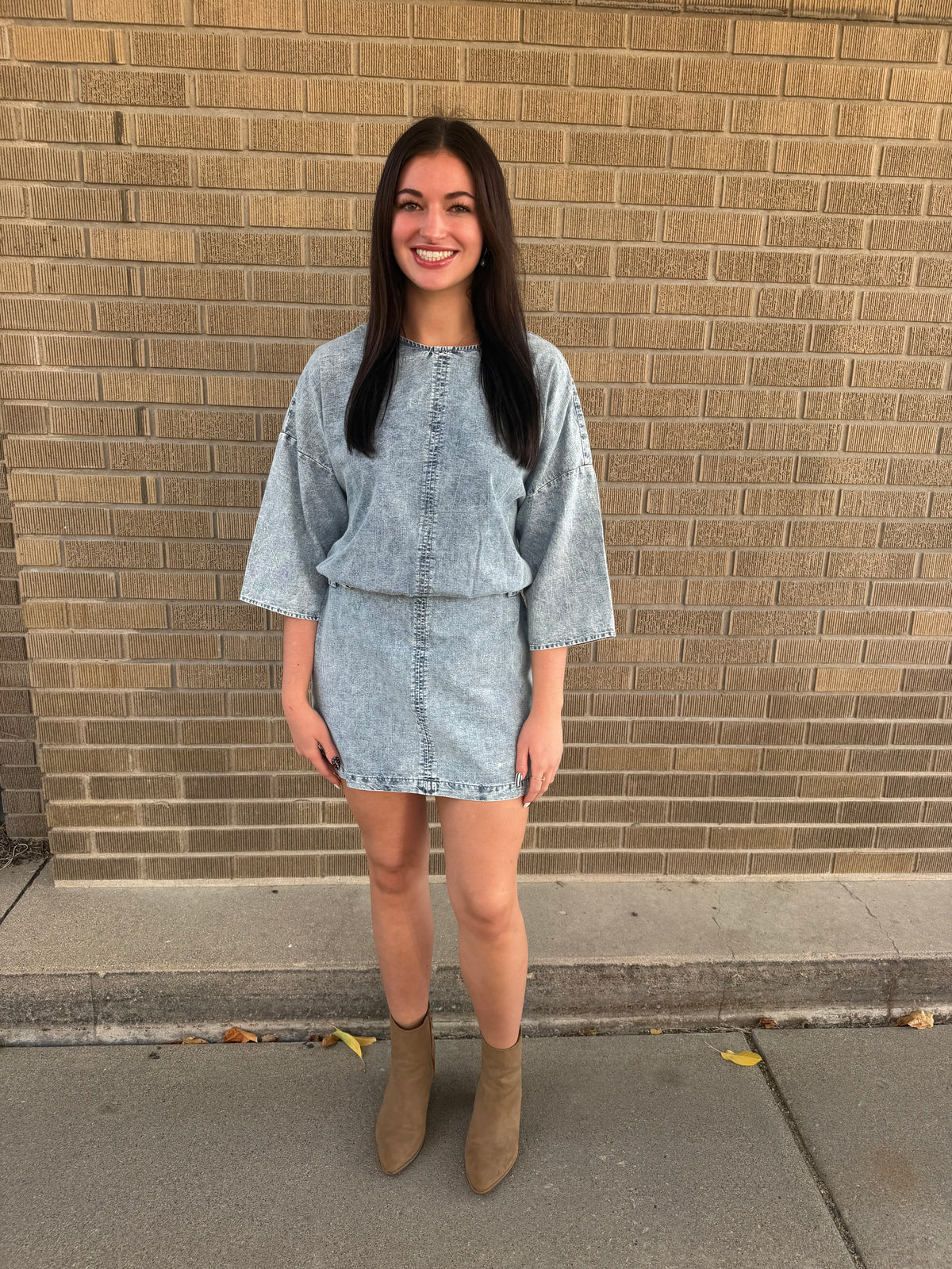 Indigo Denim Dress