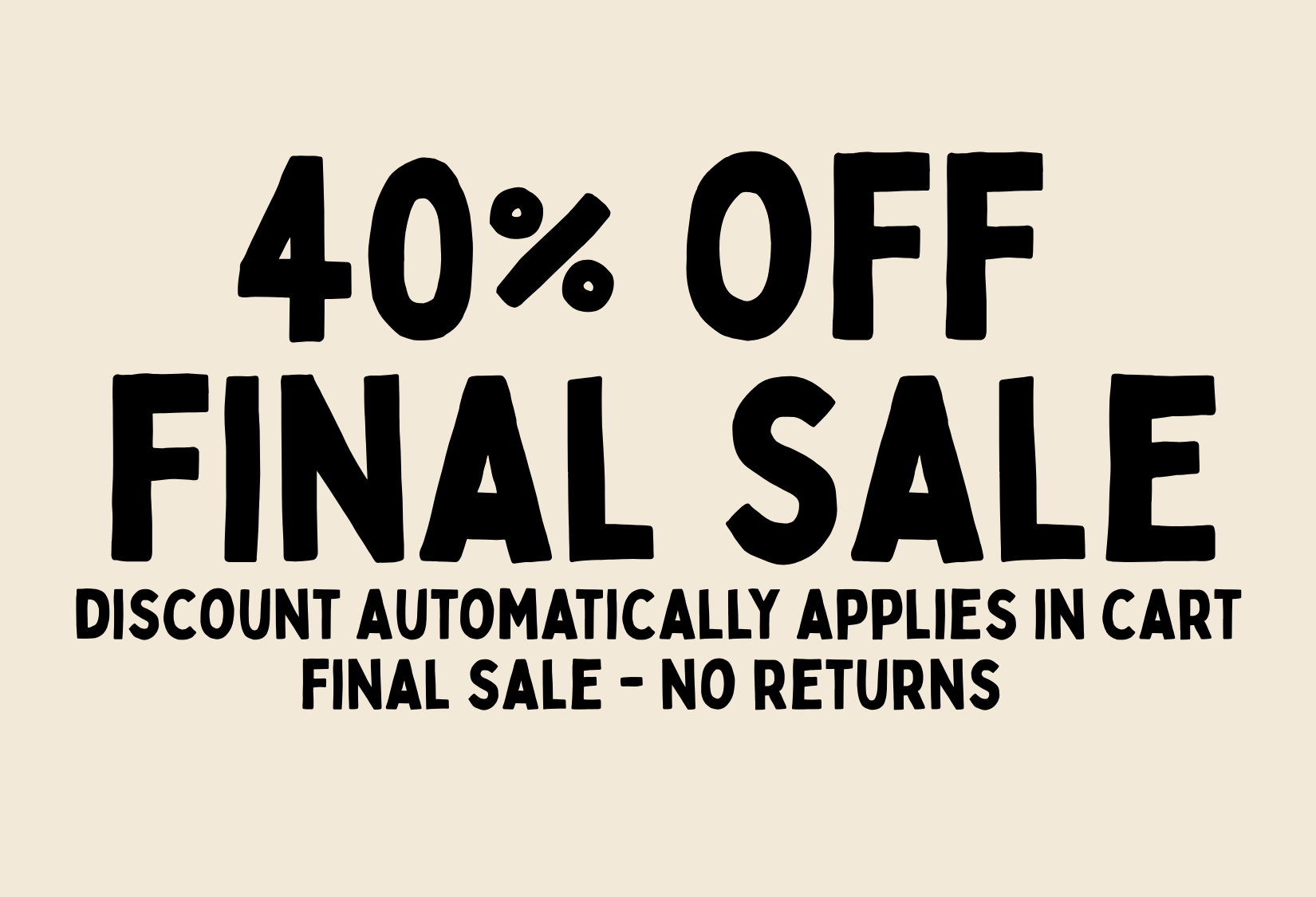 FINAL SALE
