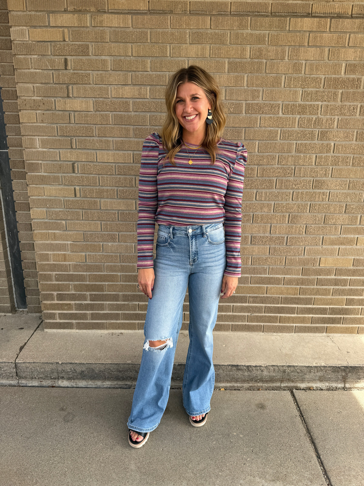 Multicolor Stripe Top