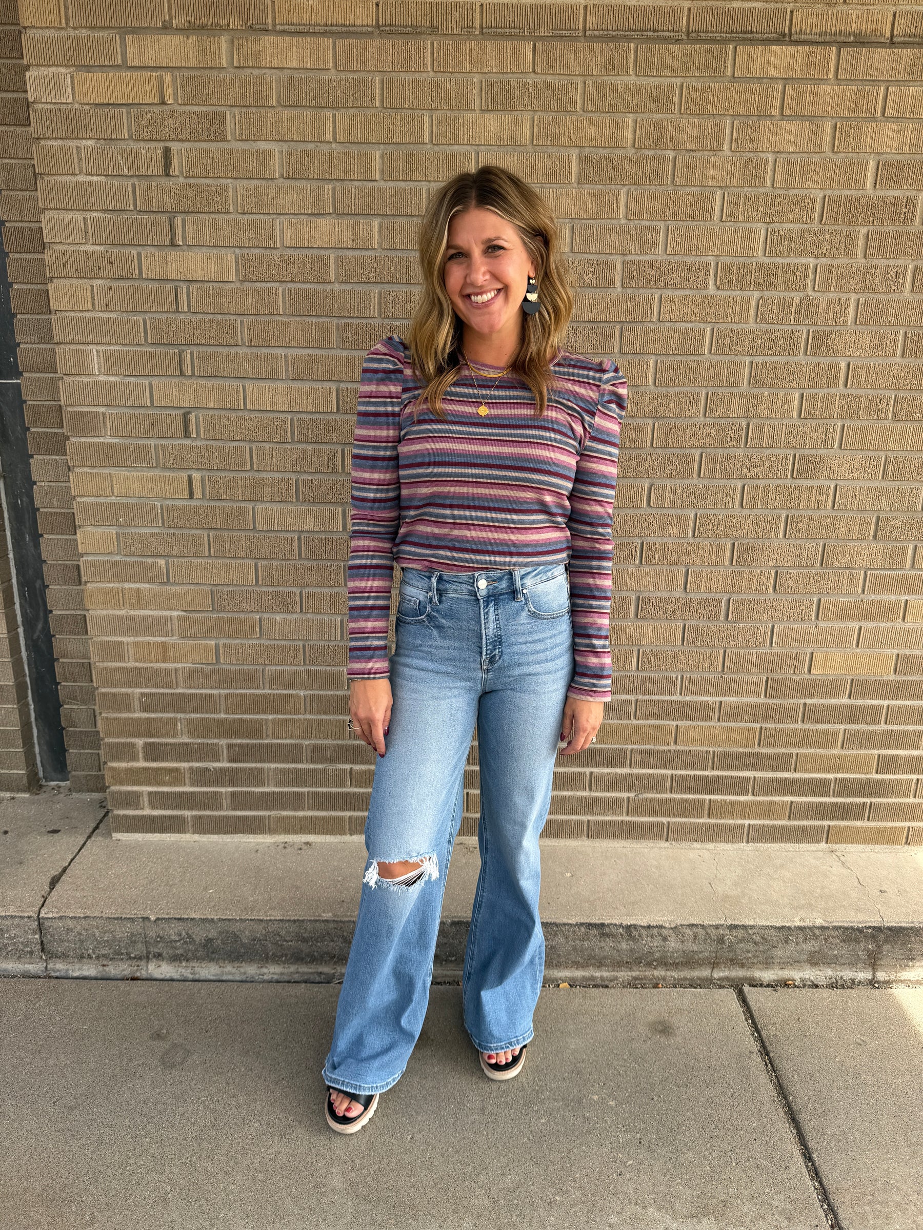 Multicolor Stripe Top