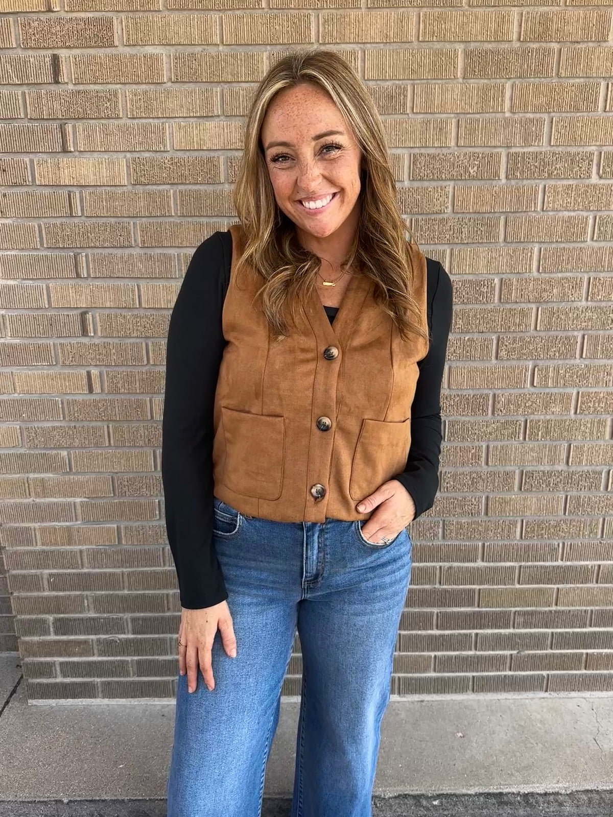 Silky Soft Camel Vest