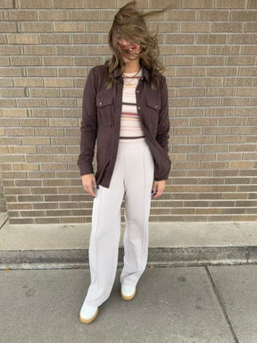 Cassian Top - Coffee Bean