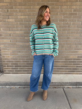 Autumn Stroll Stripe Cardi