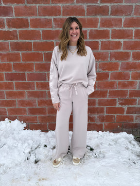 A Touch of Satin Top - Cream