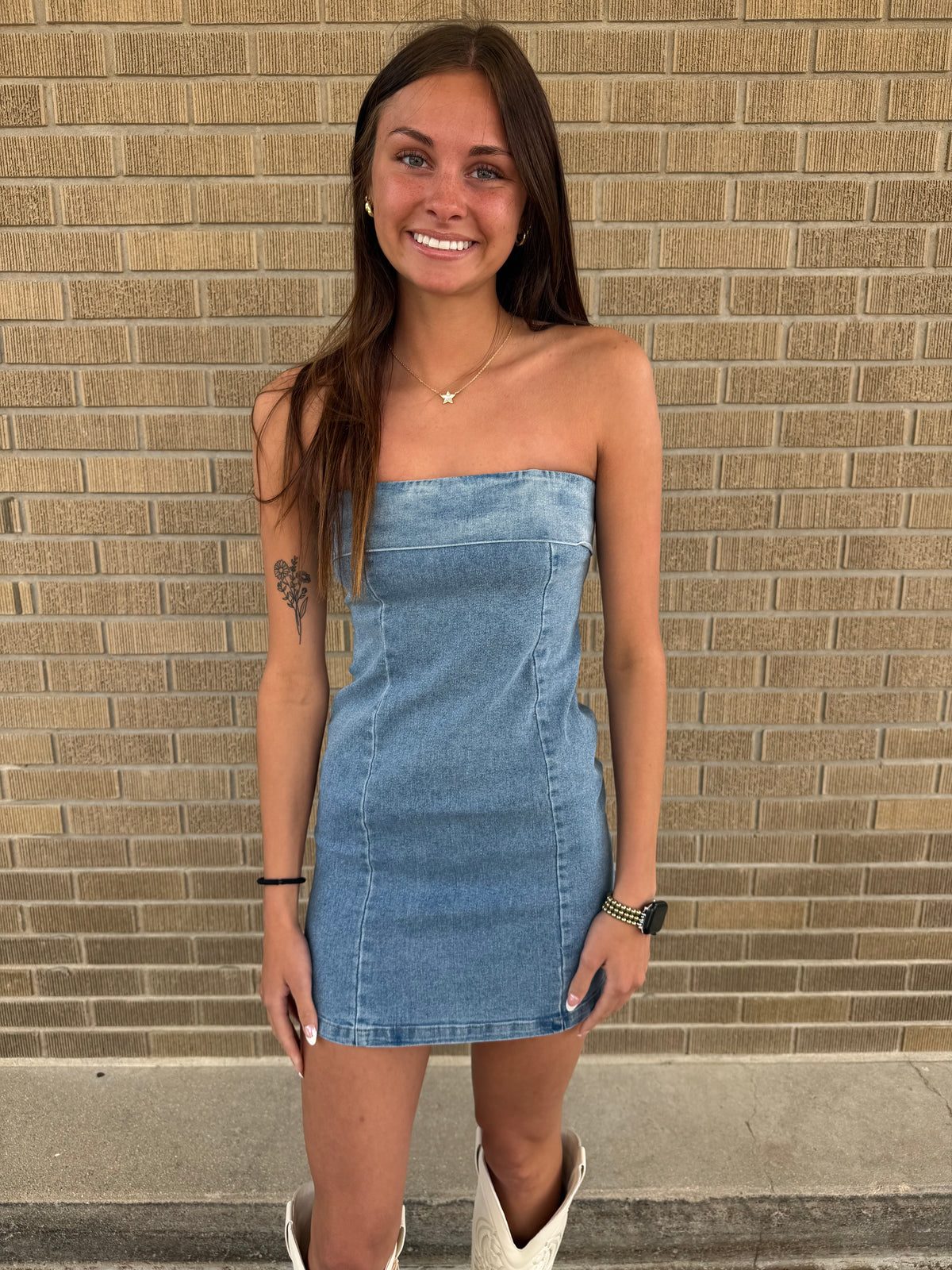 Denim Mini Dress