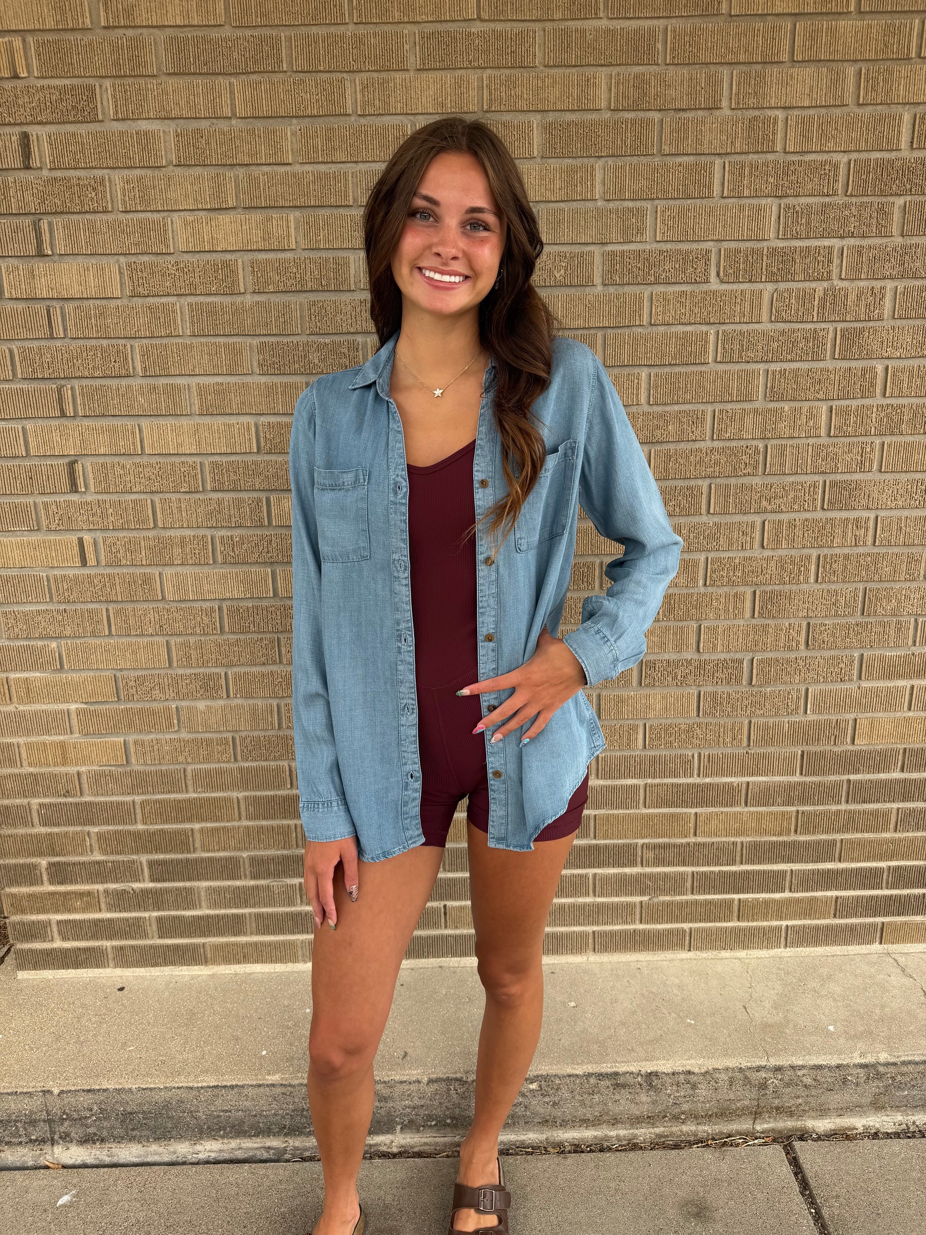 Ginger Top - Denim