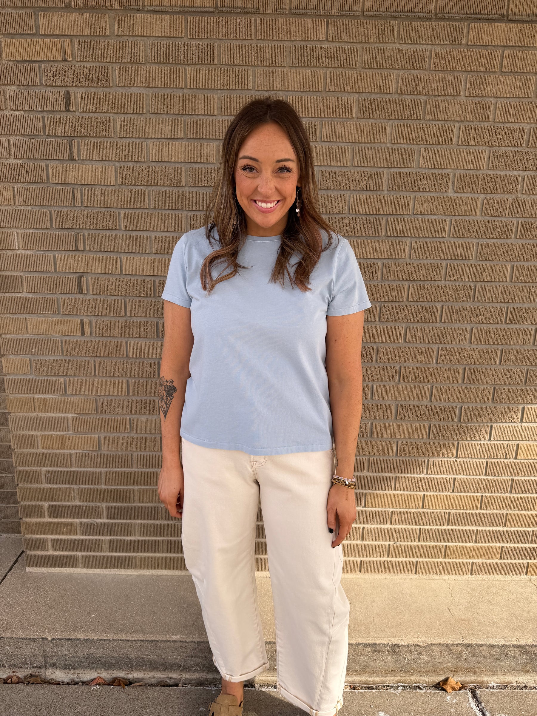 Asher Tee - Powder Blue