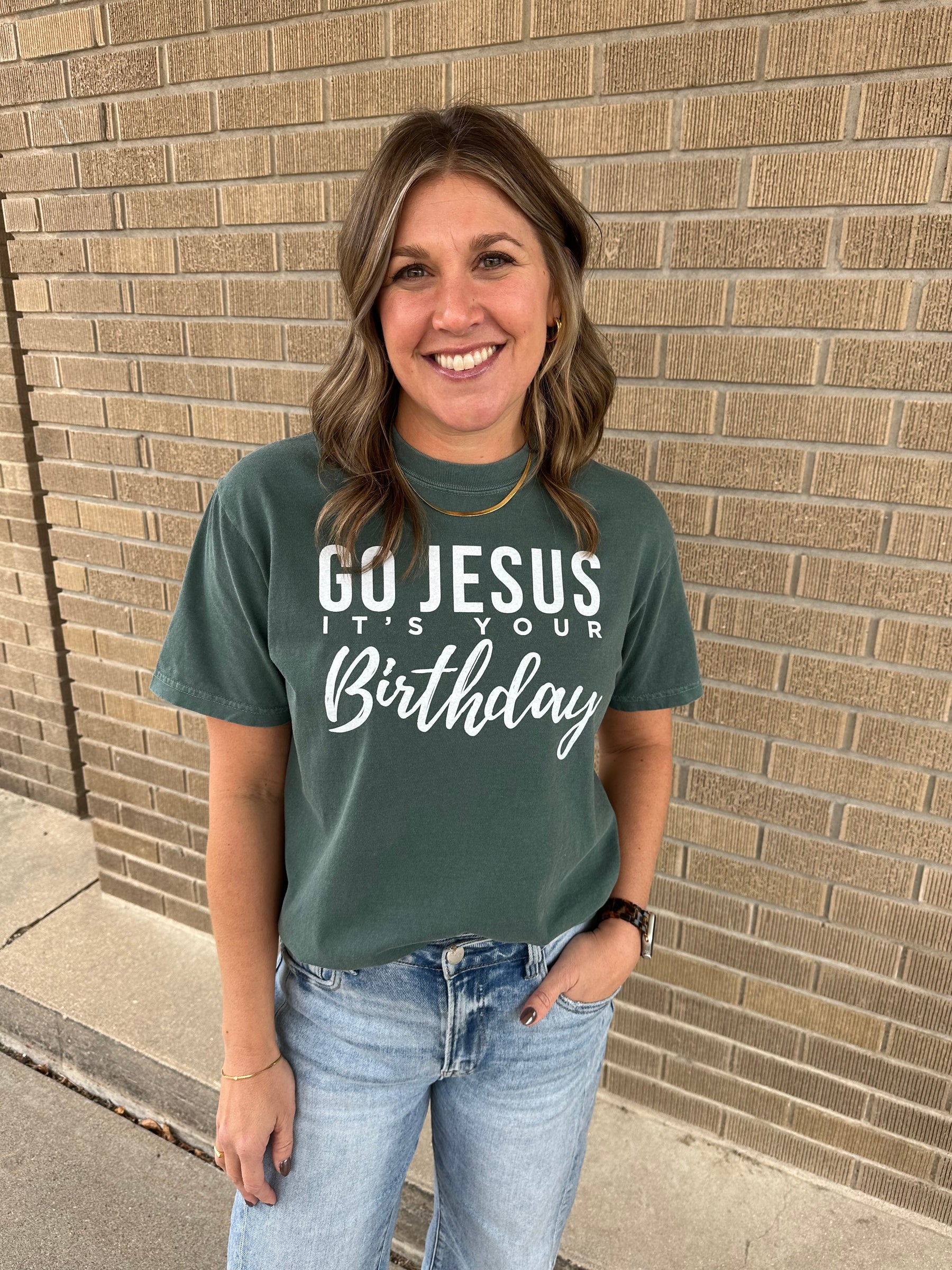 Go Jesus It's Your Birthday Graphic Tee