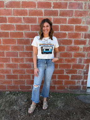 Rick Springfield Graphic Crop Tee