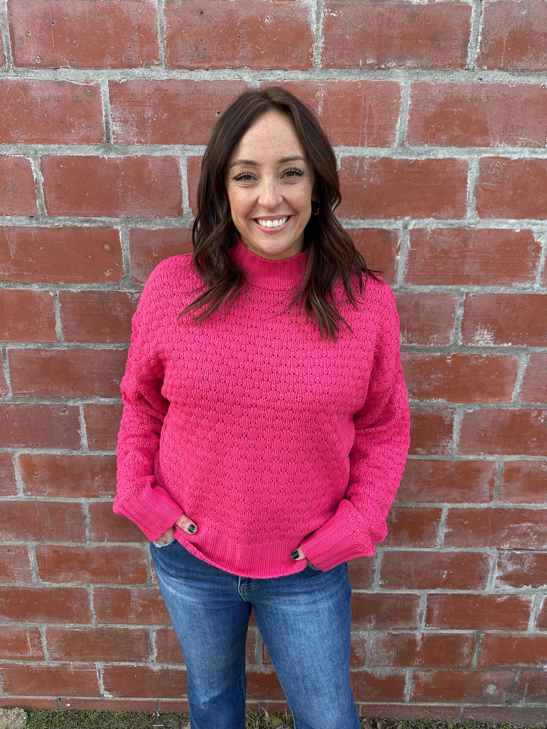 Pretty in Pink Sweater