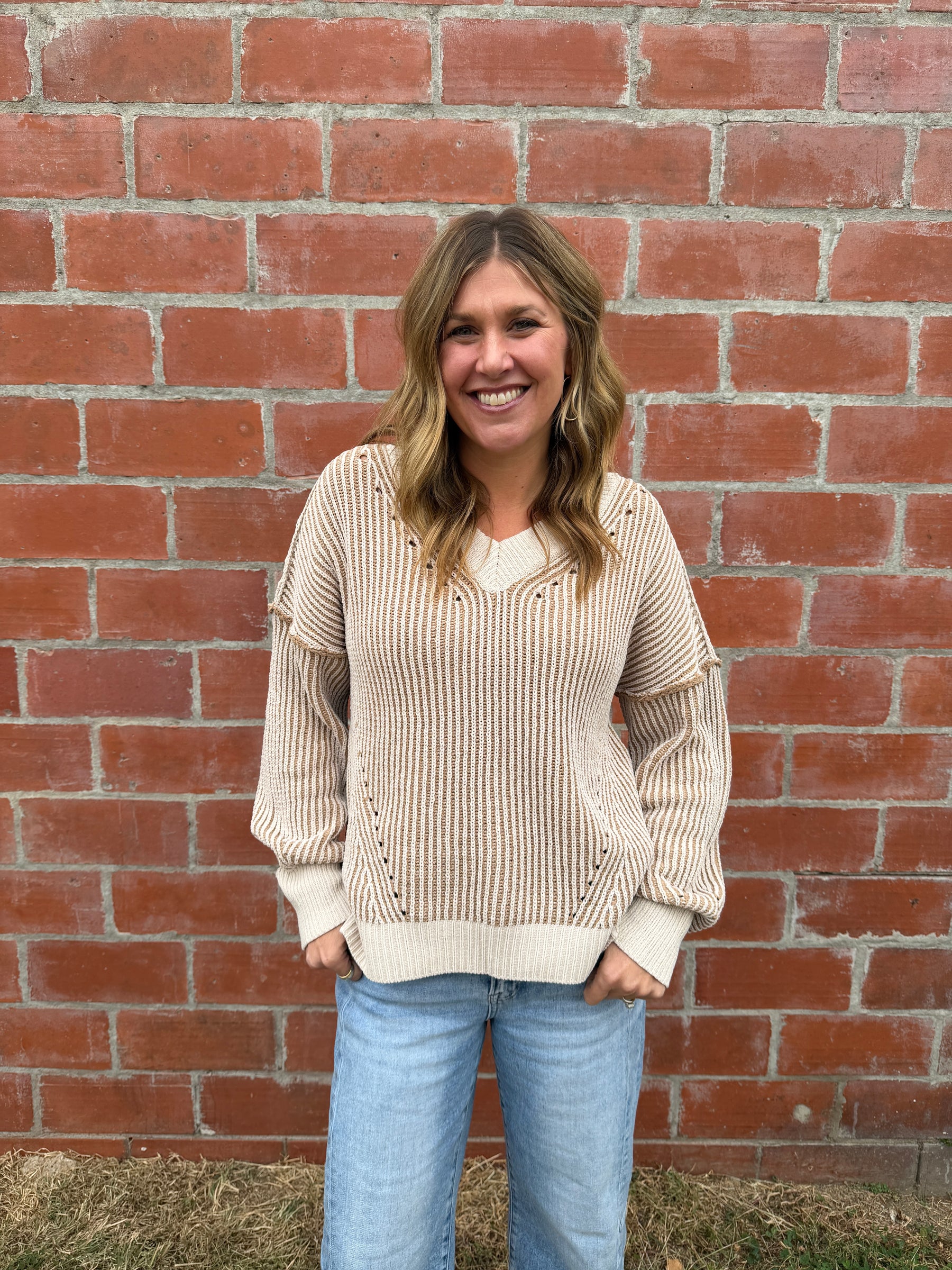 In Your Dreams Cream Sweater