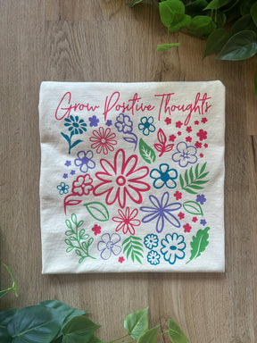 Grow Positive Thoughts Tee - Cream