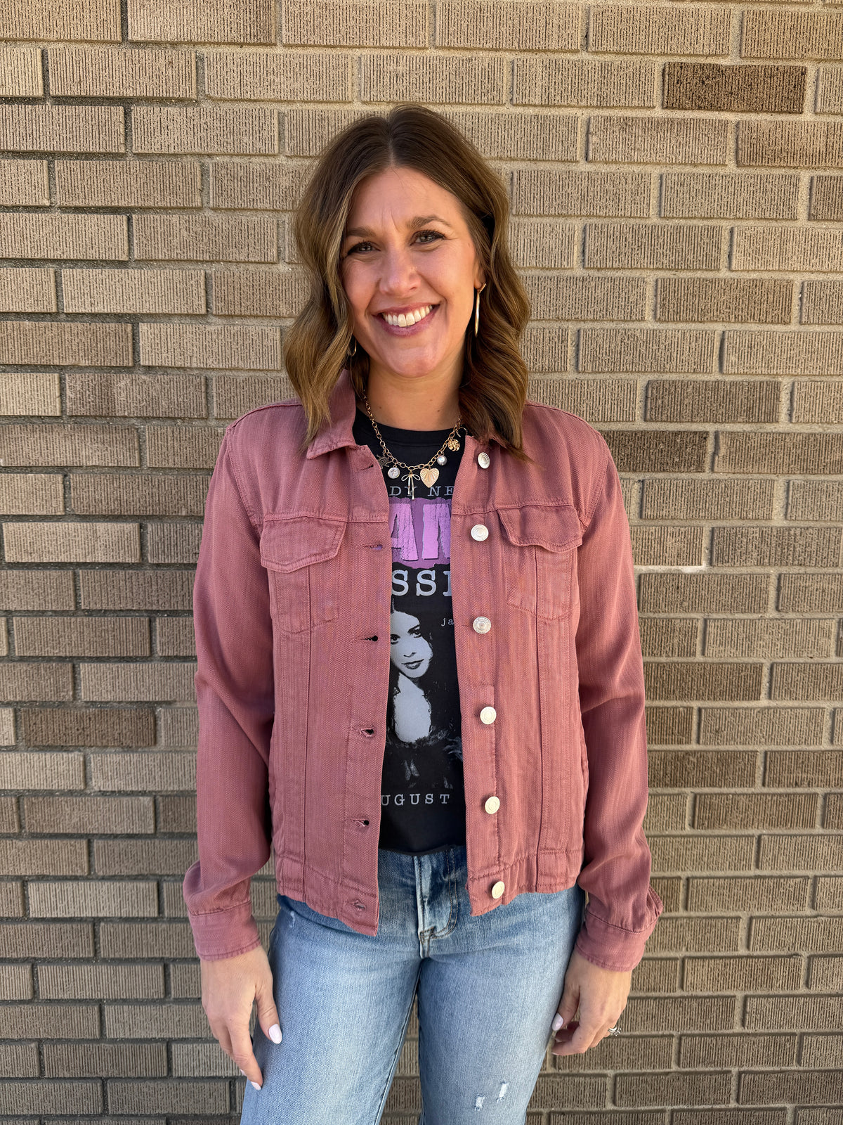 Jackie Jacket - Washed Rose