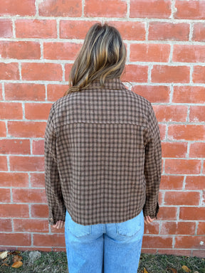 Plaid Crop Jacket