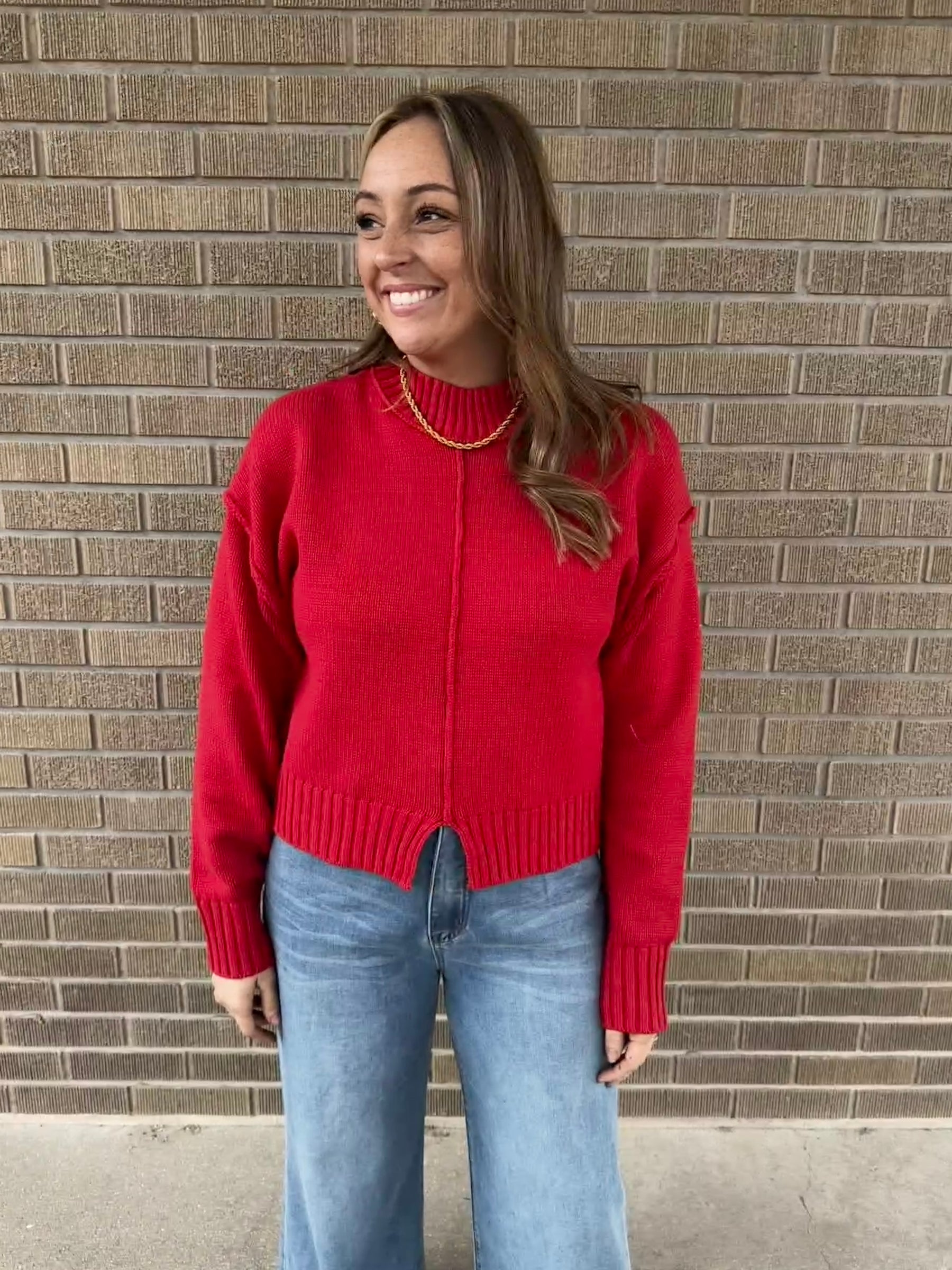 Bold as Love Red Sweater