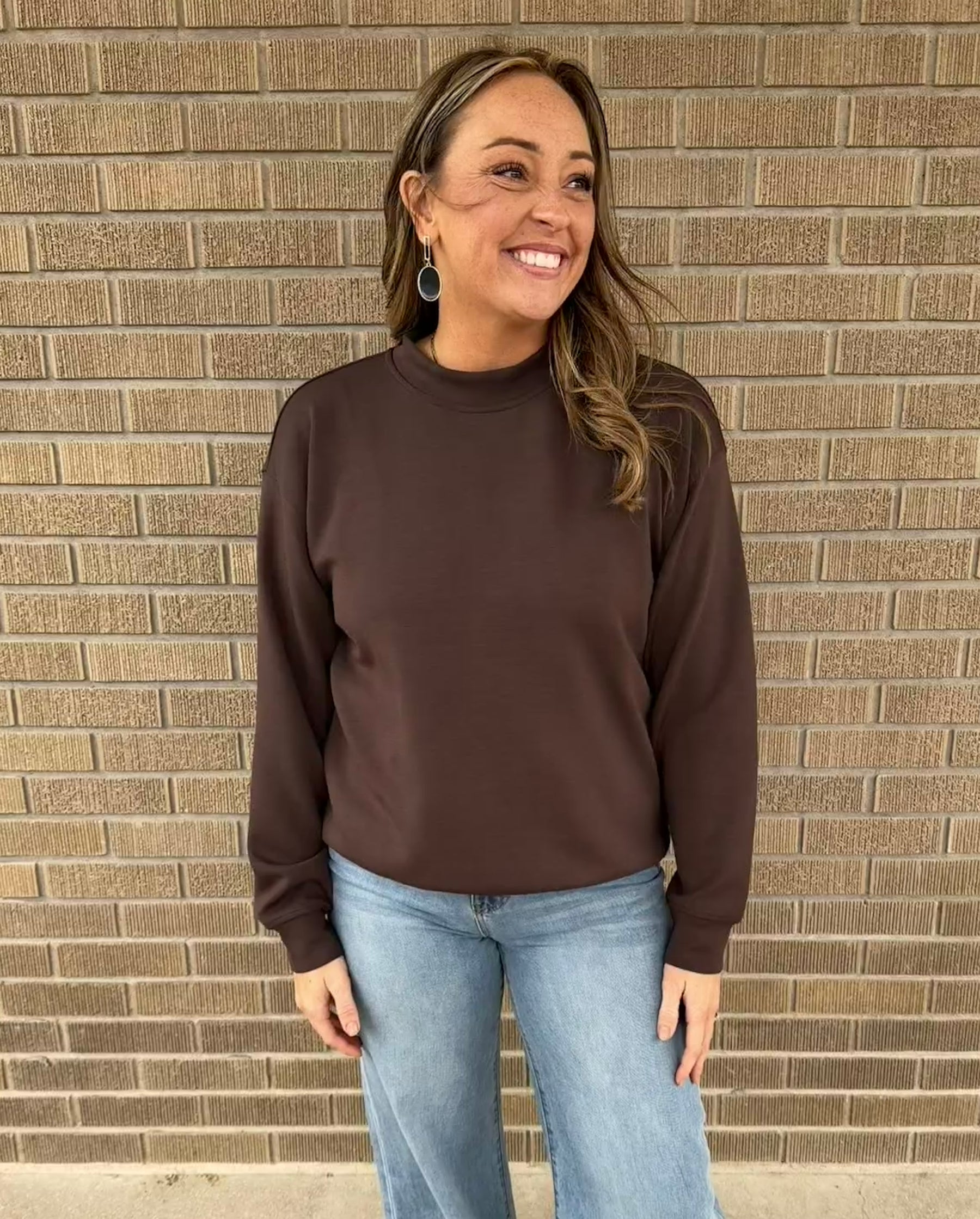 Modal Pullover - Espresso