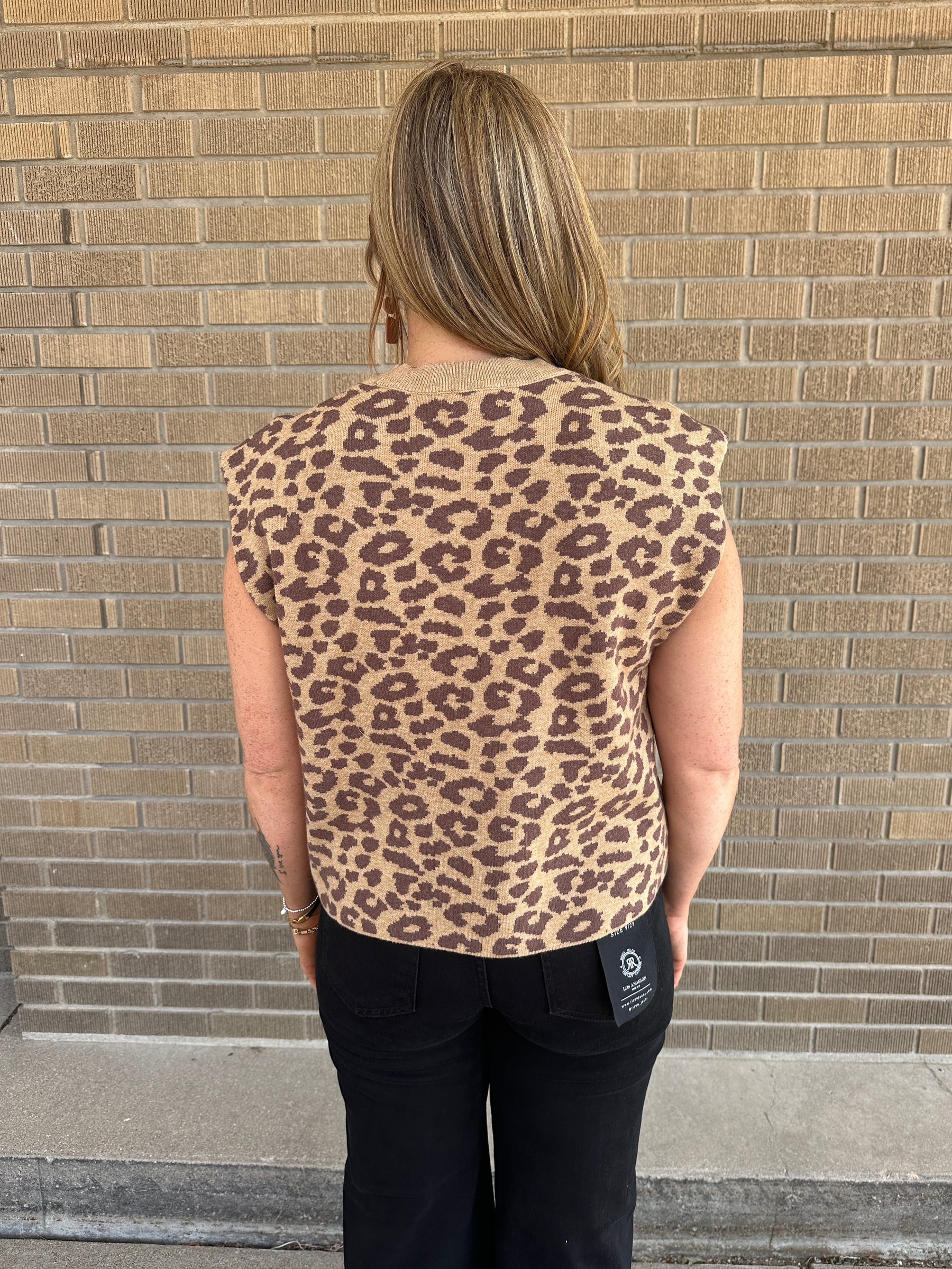 Leopard Sweater Top