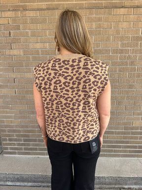 Leopard Sweater Top
