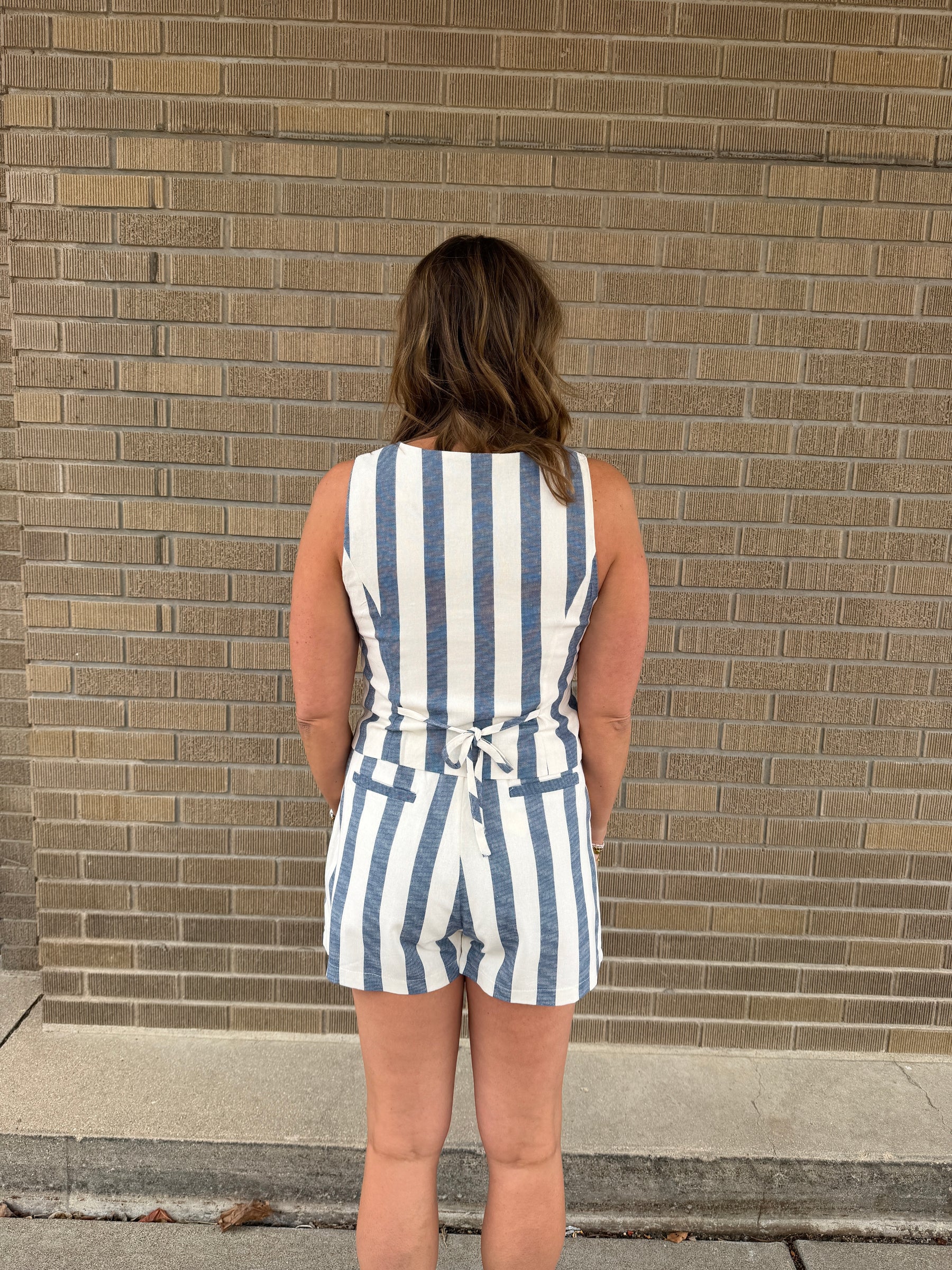 Linen Stripe Tank