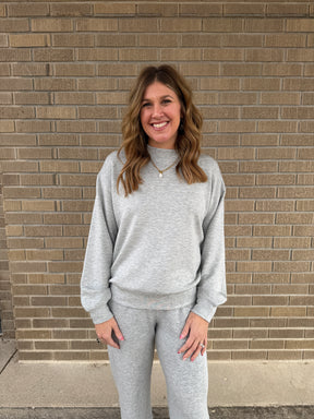 Modal Pullover - Heather Grey