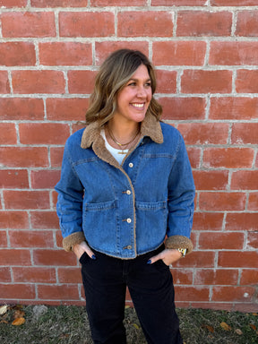 Dreams are Made of Denim Coat