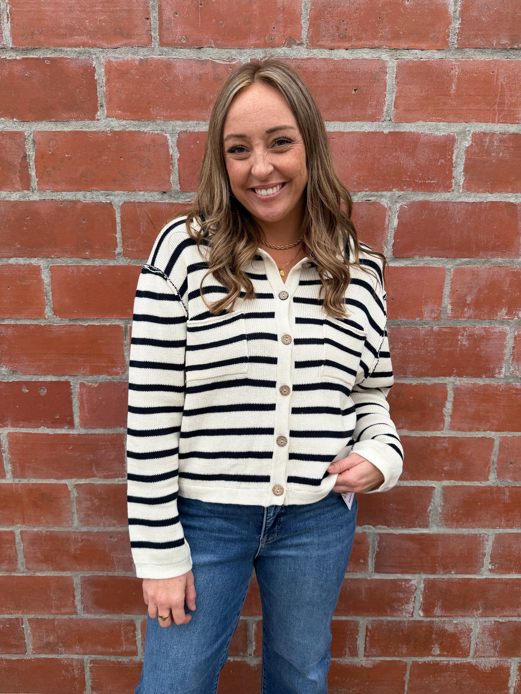 Neutral Girly Cardigan Sweater