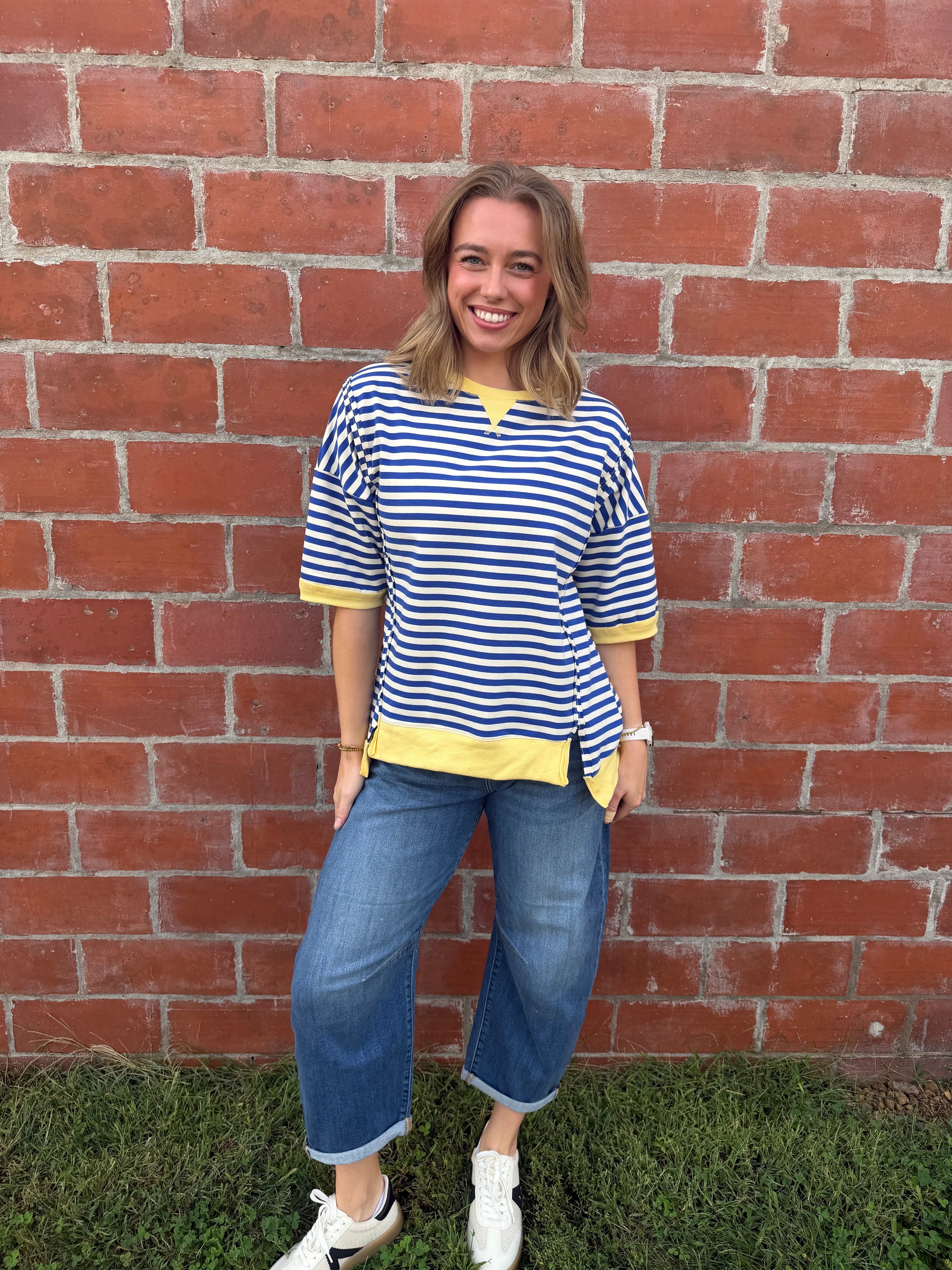 Oversized Stripe Tee