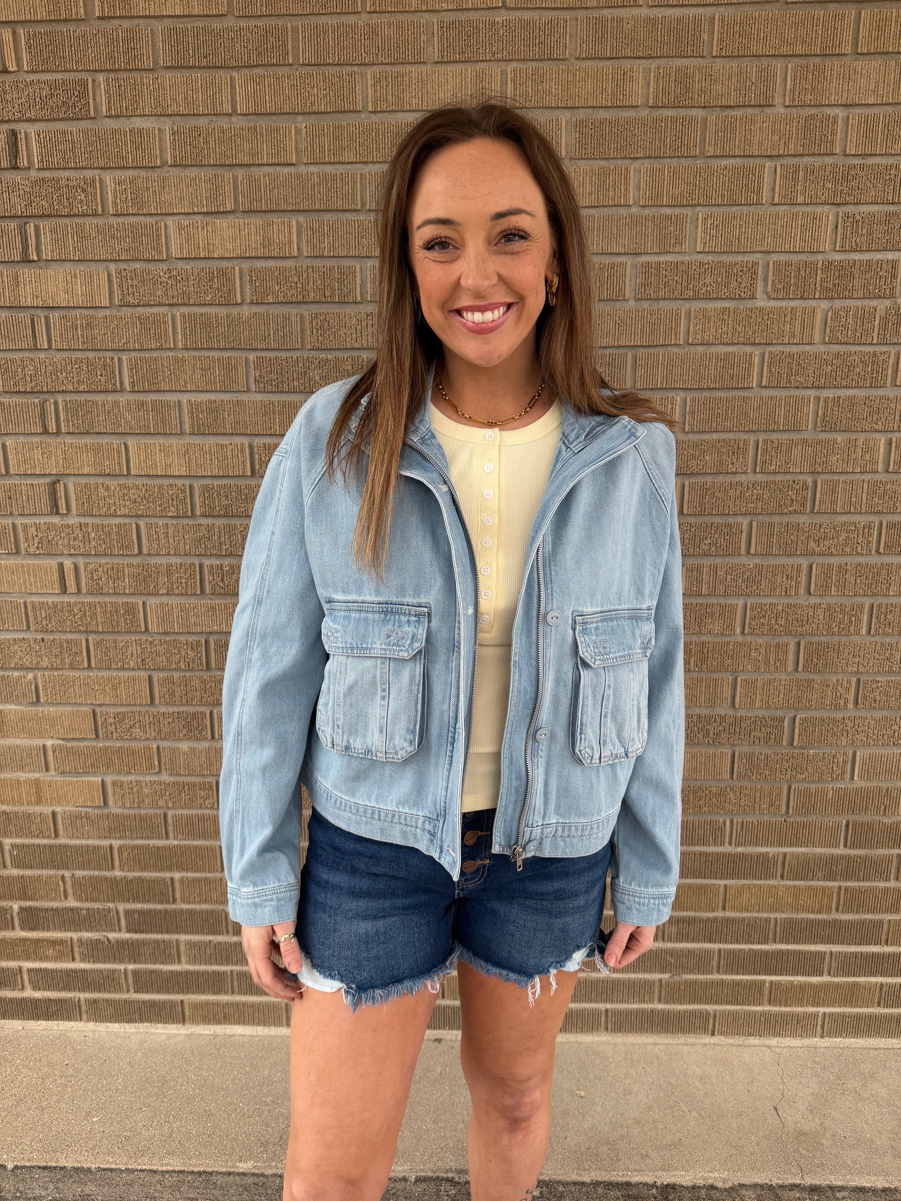 Light Denim Risen Jacket