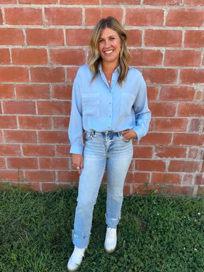 Chambray Button Up