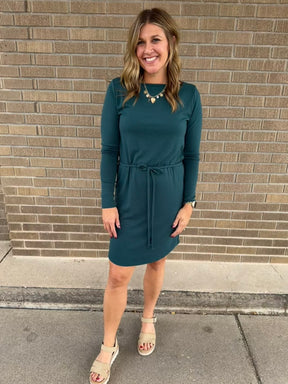 Cute and Casual Teal Dress