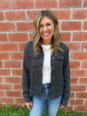 Jackie Jacket - Black Shadow