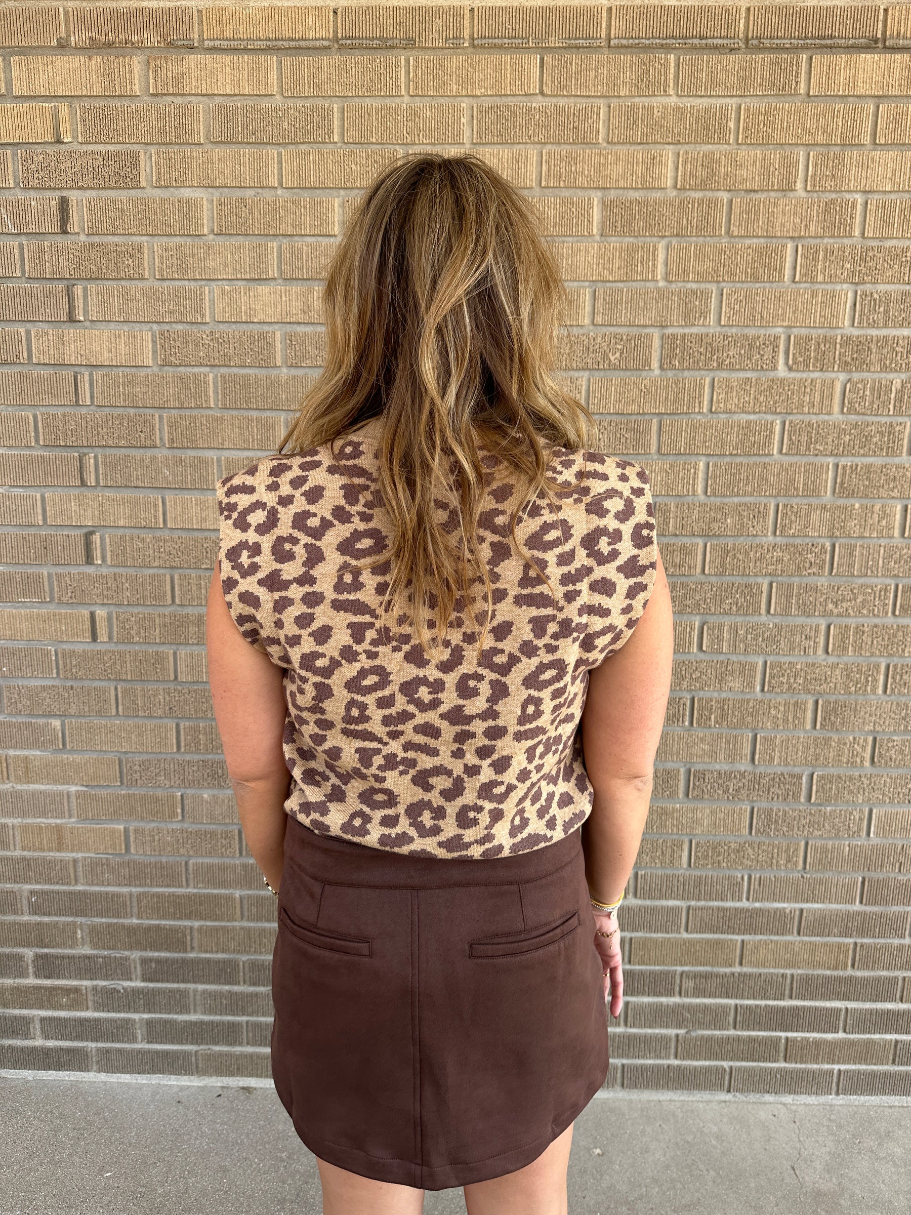 Leopard Sweater Top