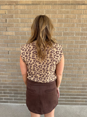 Leopard Sweater Top