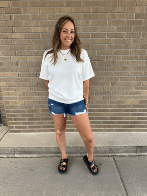 Buttery Soft Modal Tee - Cream