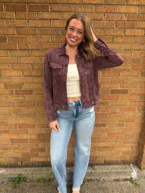 Jackie Jacket - Deep Mahogany