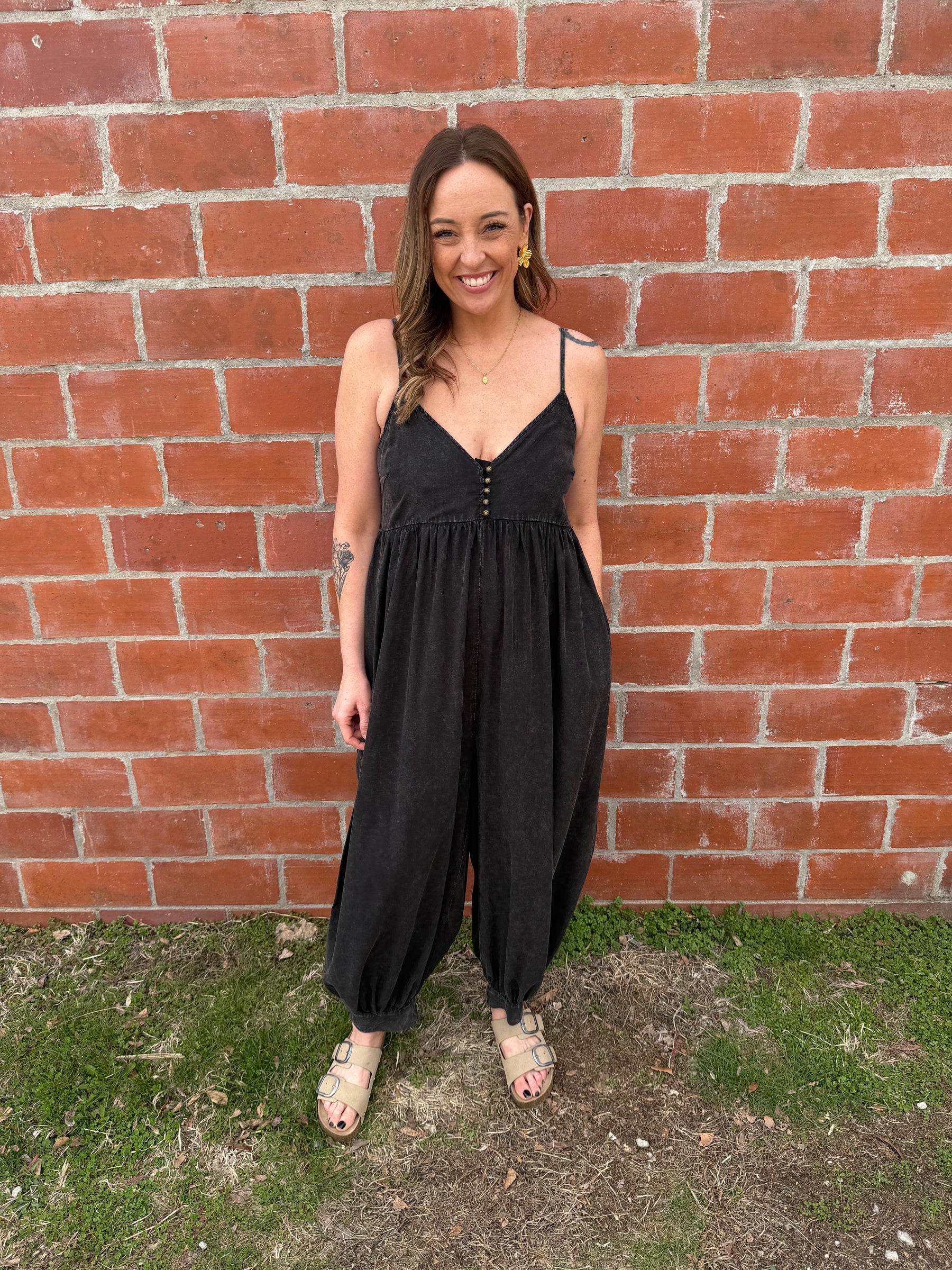 Ash Black Jumpsuit