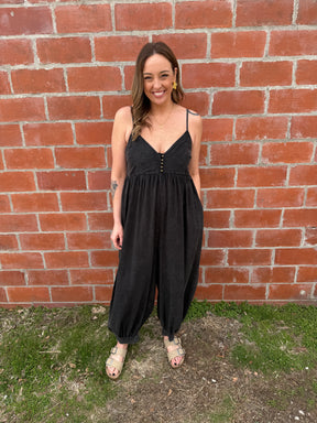 Ash Black Jumpsuit