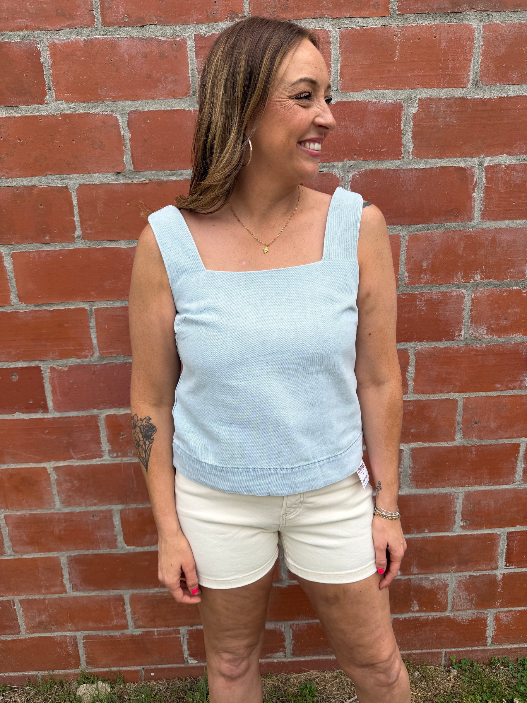 Isla Denim Tank