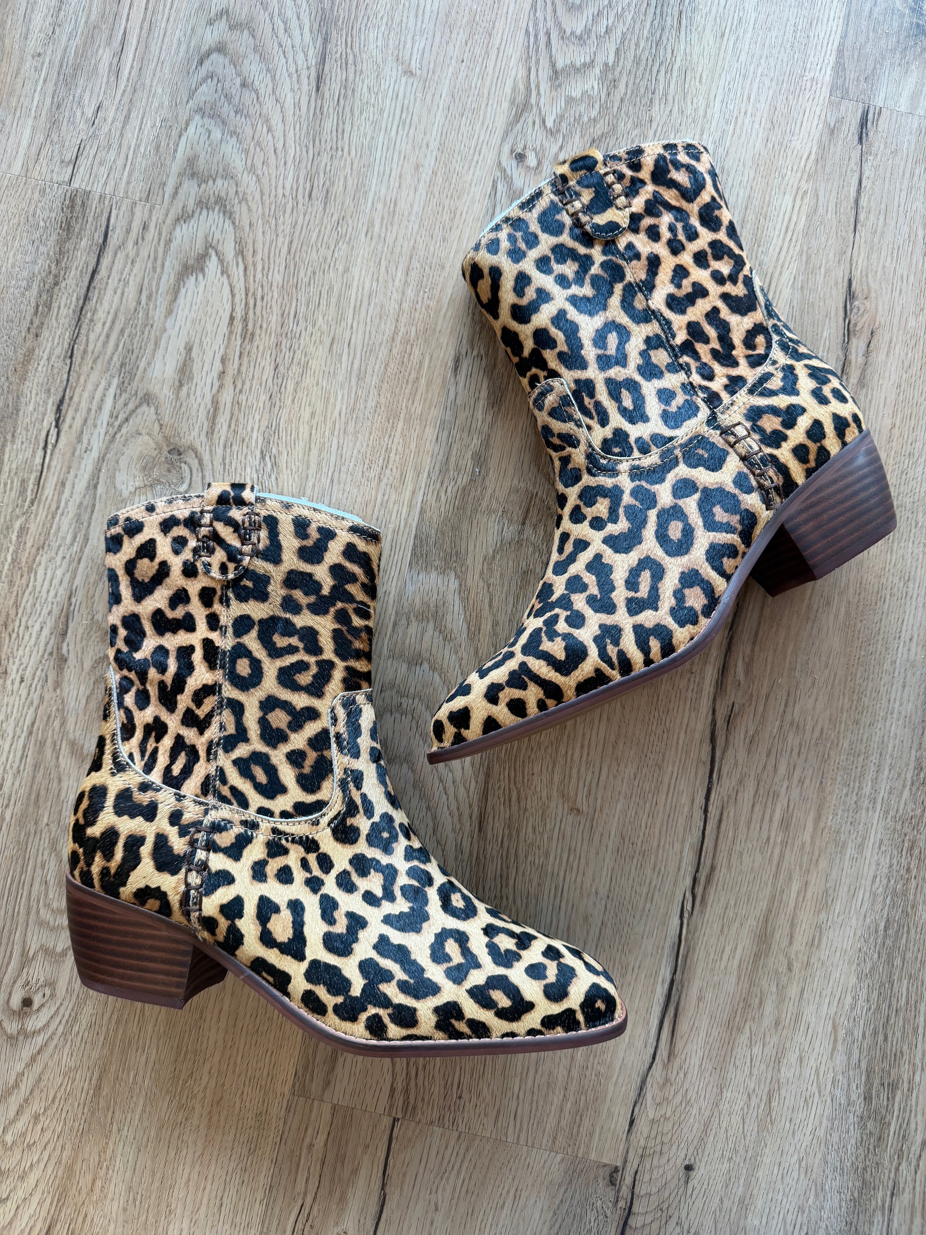 Leopard Boots