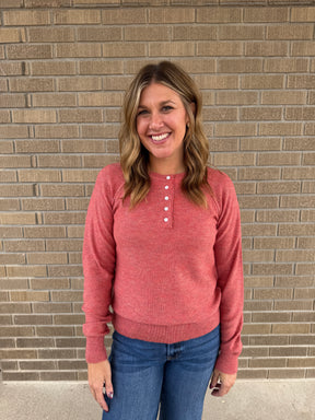 Lightweight Henley Sweater