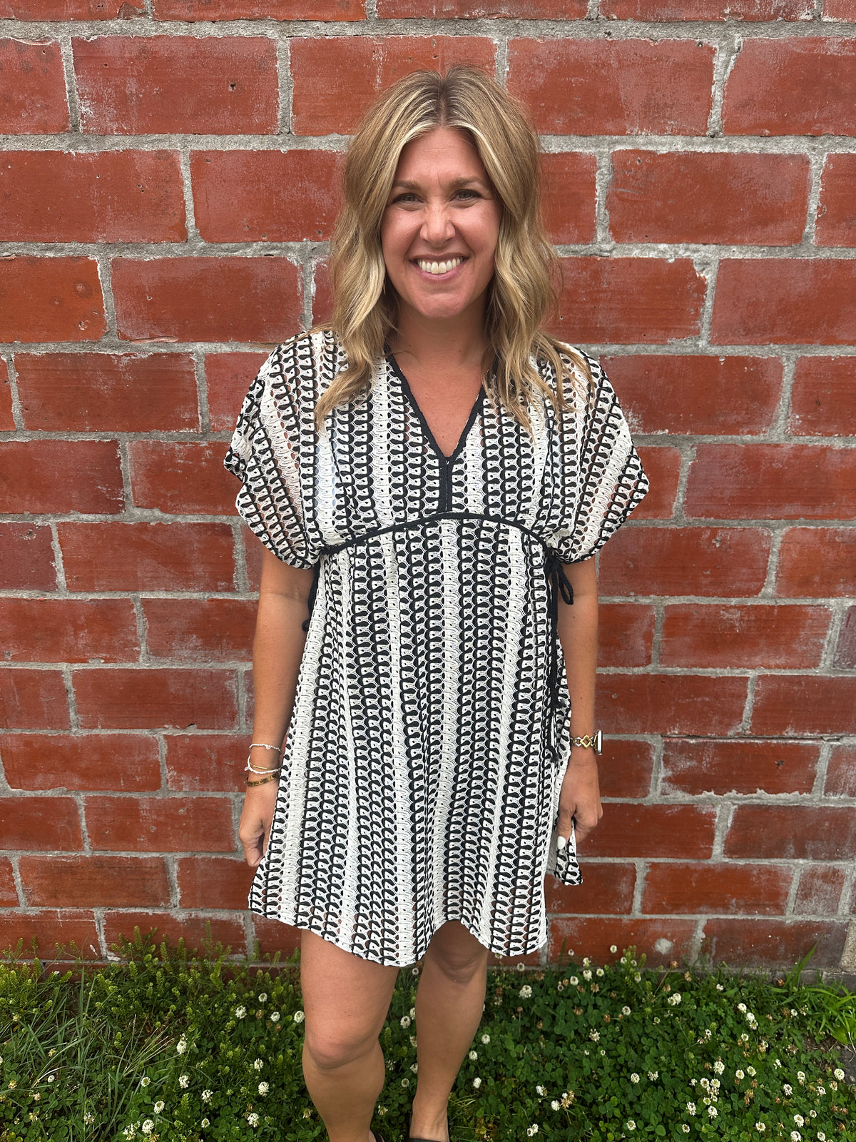 Neutral Girly Swim Cover Up