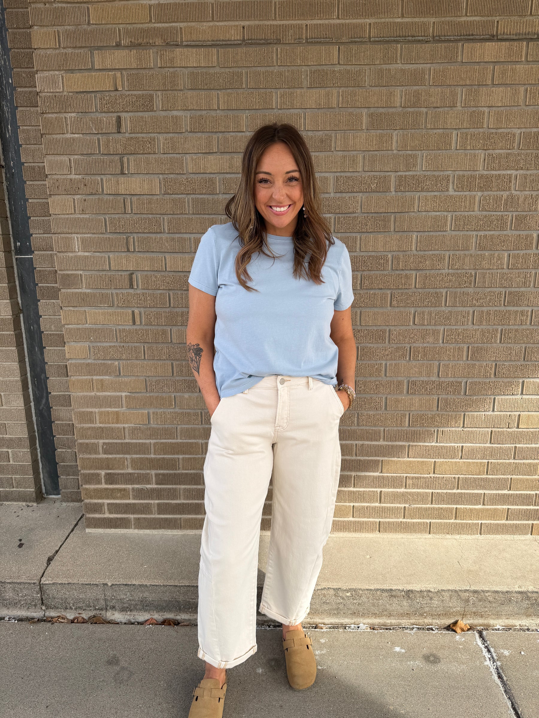 Asher Tee - Powder Blue