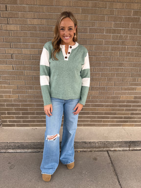 Sage Henley Sweater